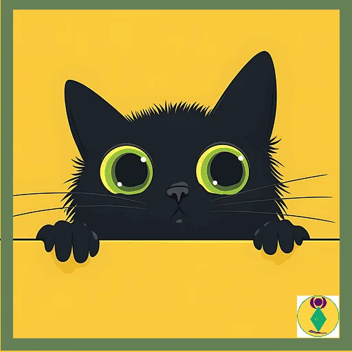 curiosité authentique d'un chat en amour sur un rebord de fenetre