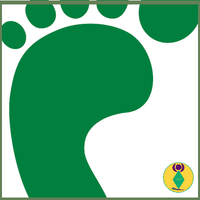 une illustration de pied : le stress est calmé par la réflexologie plantaire
