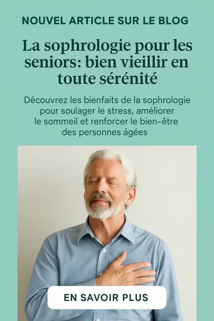 sophrologie pour les séniors, poster